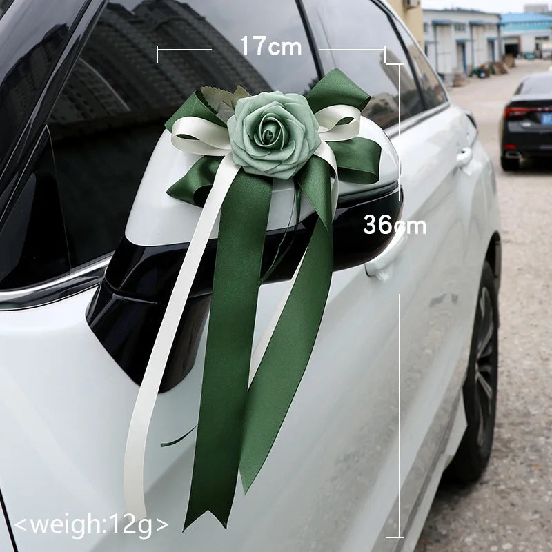 6 Nœuds Décoration Voiture Mariage — vue 11