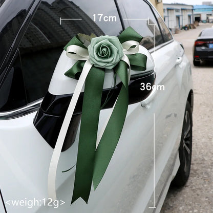 6 Nœuds Décoration Voiture Mariage — vue 11