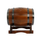 Urne mariage tonneau bois teinté chocolat