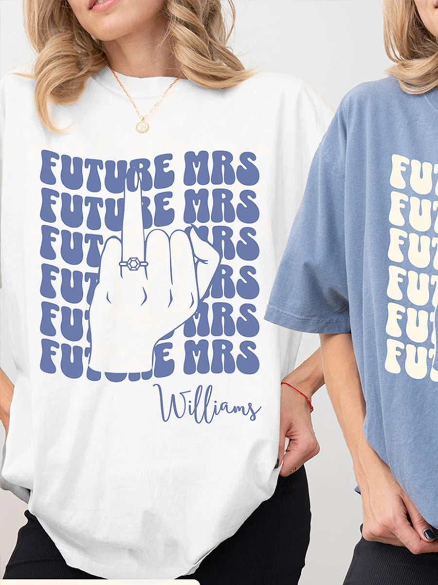 T-shirt EVJF Personnalisé Future Mrs