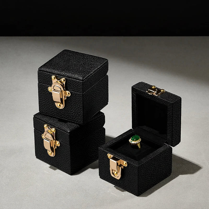 Boîte Alliance Cuir Luxe Doré — vue 6