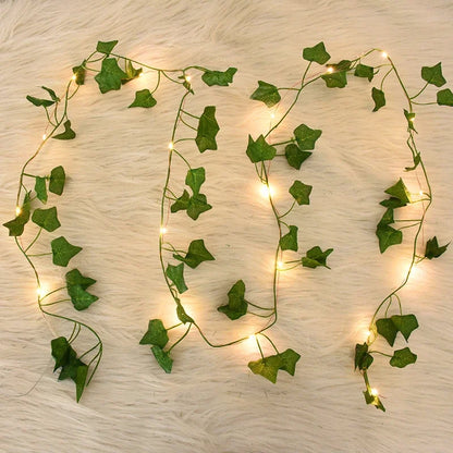 Guirlande de Lierre Artificiel Lumineuse LED Mariage