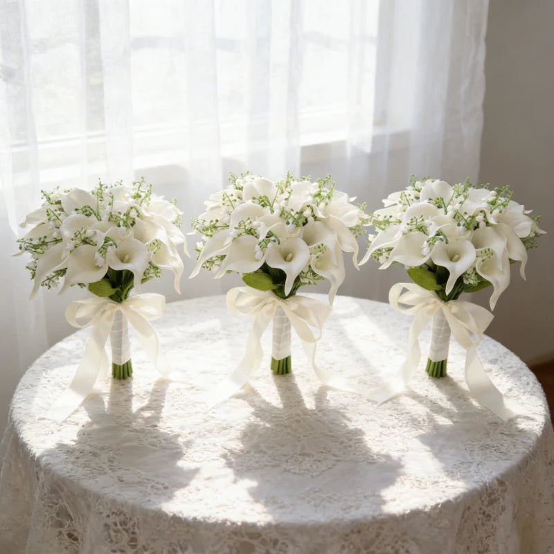 Bouquet Callas Fleurs Artificielles Mariage
