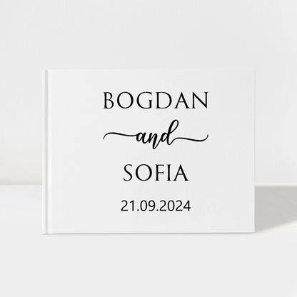 Livre d'Or Mariage Personnalisé Couverture Blanche — vue 9