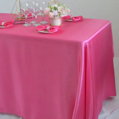Nappe Satin Mariage Réutilisable