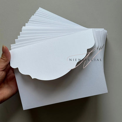 Pochette Carton Faire-Part Mariage Vierge