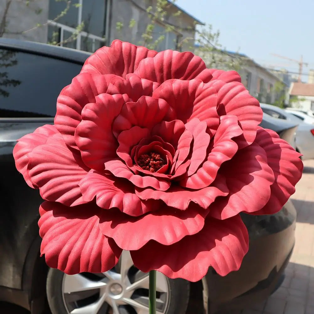 Pivoine artificielle géante décoration mariage