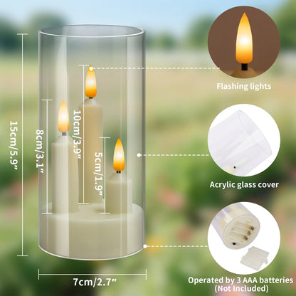 Bougie Lanterne LED Mariage