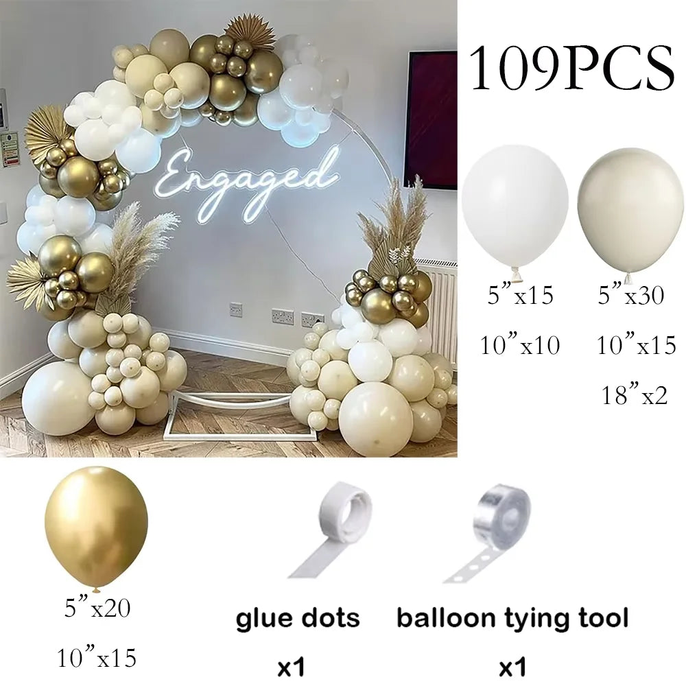 Arche ballon mariage guirlande 17 coloris au choix