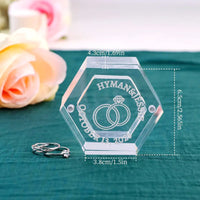 Boîte alliance hexagonale acrylique personnalisée — vue 5