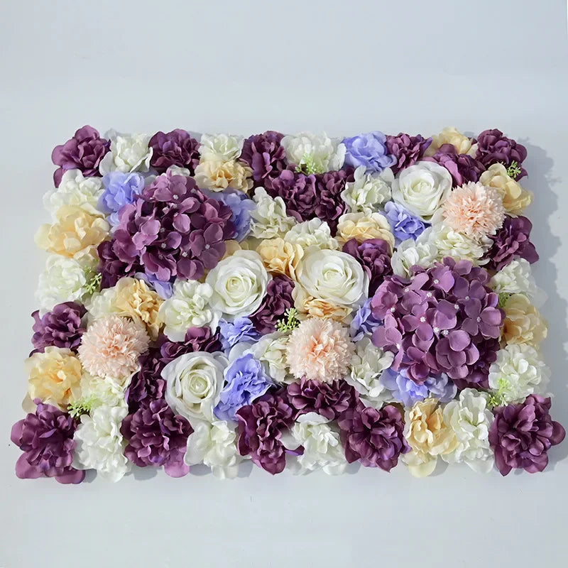 Mur de Roses Artificielles Mariage — vue 21