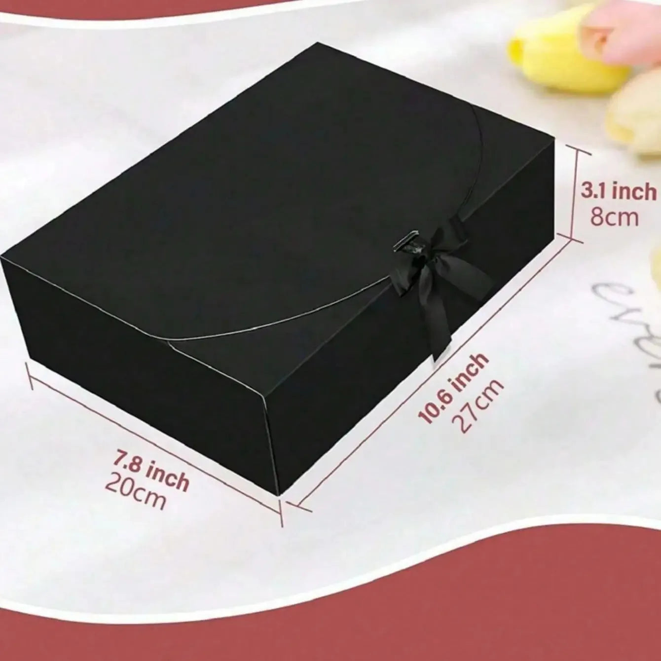 Coffret Cadeau Mariage avec Ruban Satin