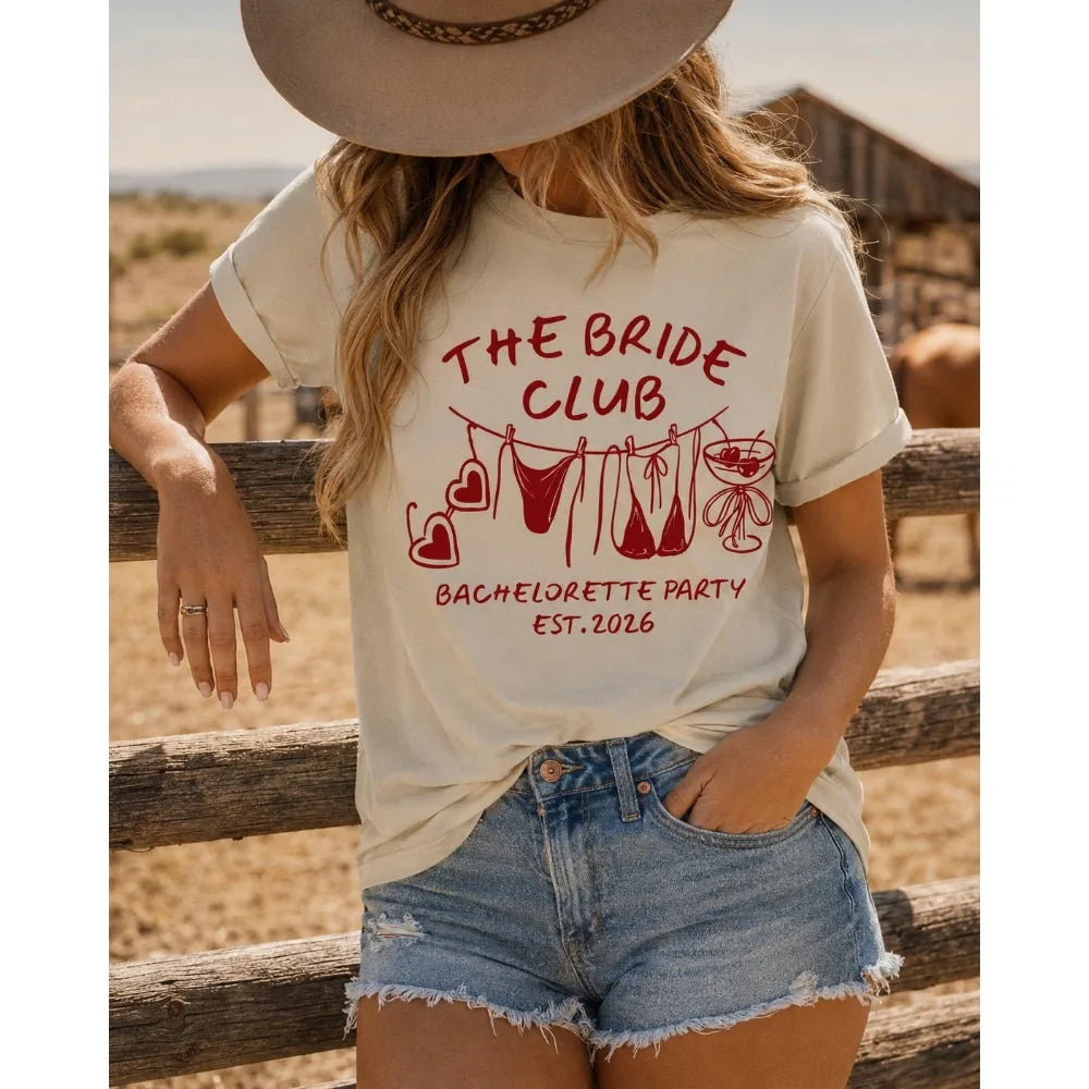 T-shirt EVJF The Bride Club 2026