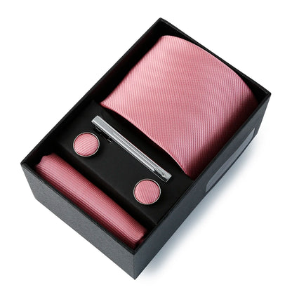 Coffret Cravate Mariage Unie avec Pince — vue 19