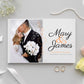Livre d'or mariage luxe blanc album photo