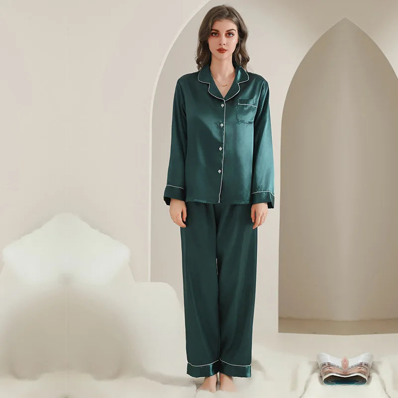Pyjama Long Satin Demoiselles d'Honneur
