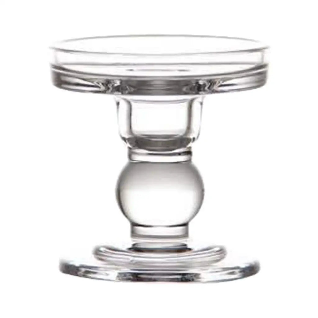 Bougeoir Mariage Verre Rétro Transparent — vue 2