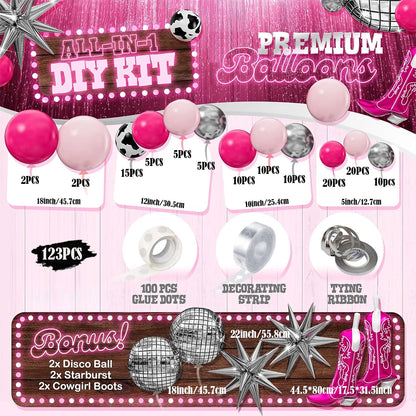 Kit Arche Ballons EVJF Cowgirl