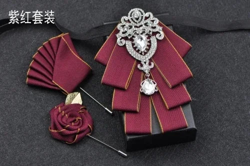 Nœud papillon mariage rubans style anglais — vue 30