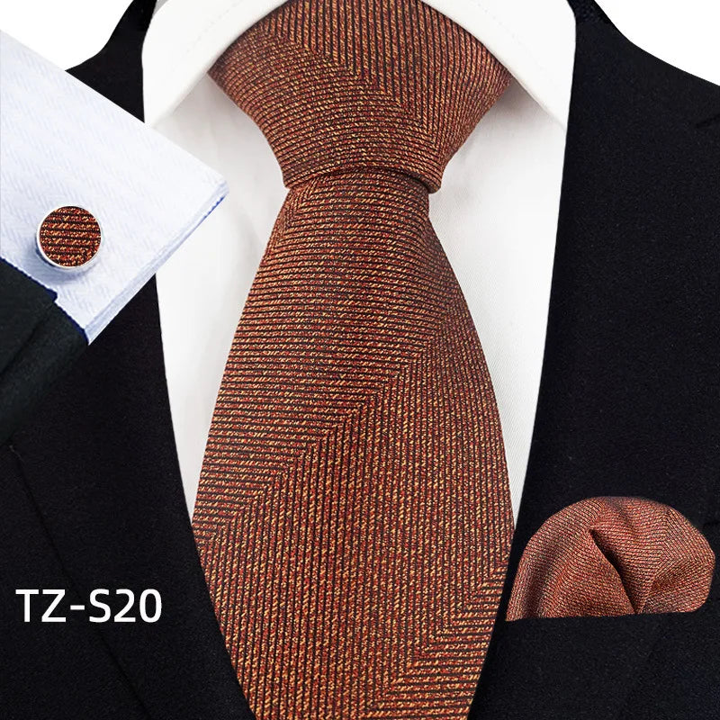 Cravate Mariage Homme et Pochette Assortie