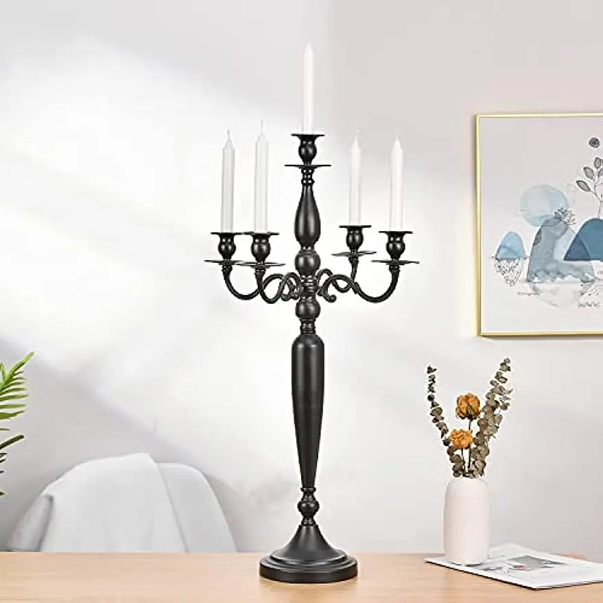 Chandelier Mariage 5 Branches sur Pied