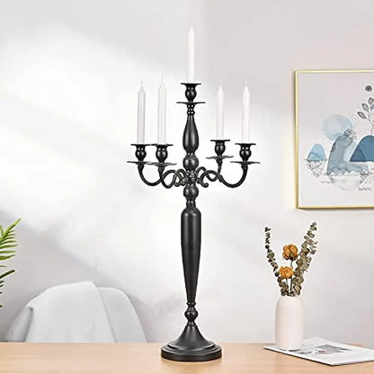 Chandelier Mariage 5 Branches sur Pied