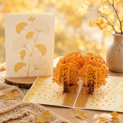 Carte Pop-Up 3D Fleurs et Mariage