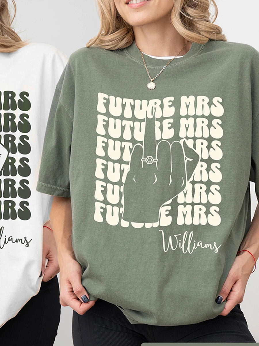 T-shirt EVJF Personnalisé Future Mrs