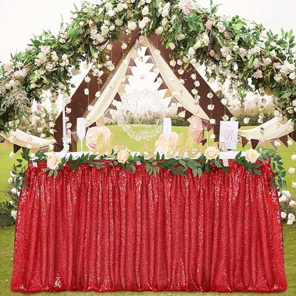 Jupe de Table à Sequins Mariage — vue 12