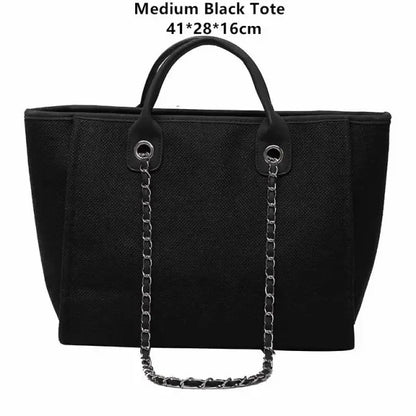 Tote Bag Personnalisé Initiales en Perles