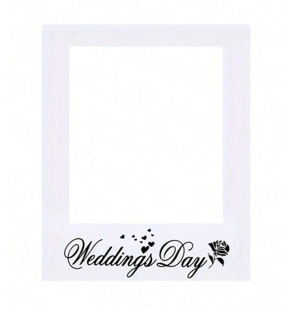 Cadre Photobooth Mariage Géant Blanc — vue 6