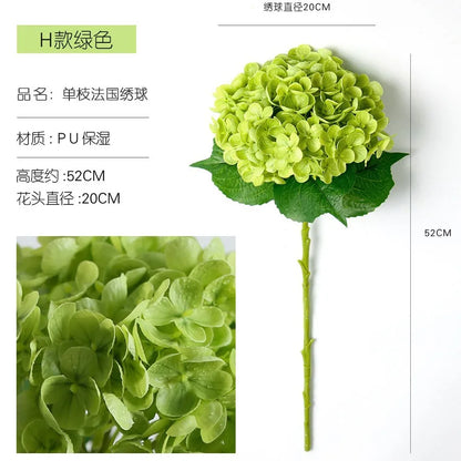 Tige d'Hortensia Artificiel Mariage 52 cm — vue 13