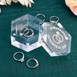 Boîte alliance hexagonale acrylique personnalisée