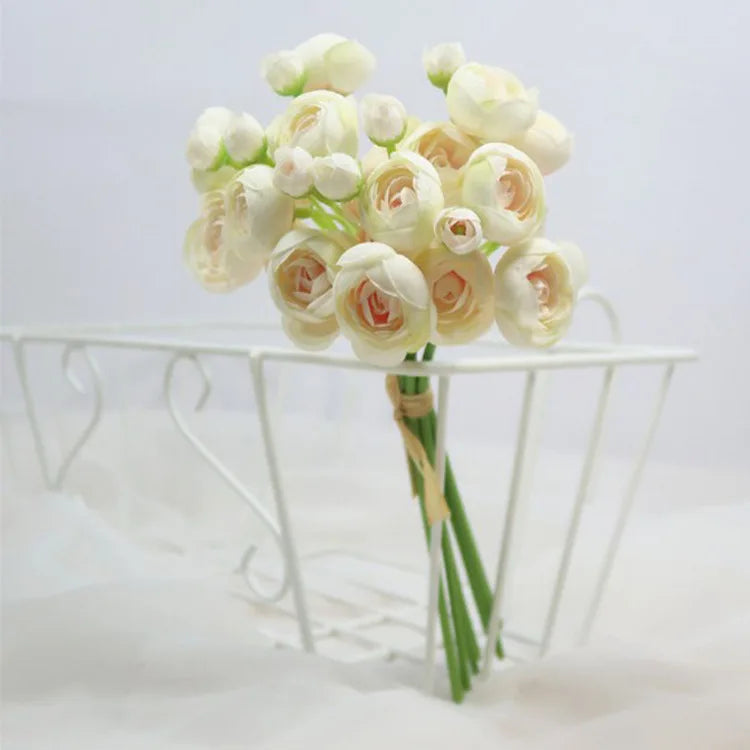 Bouquet de mariée 24 roses artificielles — vue 9
