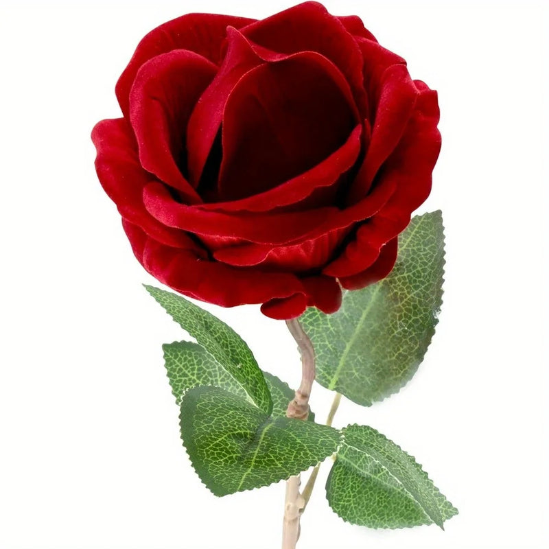 Boîte alliance rose flockée tige — vue 4