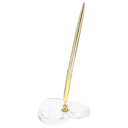 Stylo Livre d'Or Doré Cœur