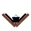 Boîte alliance rotative bois noyer