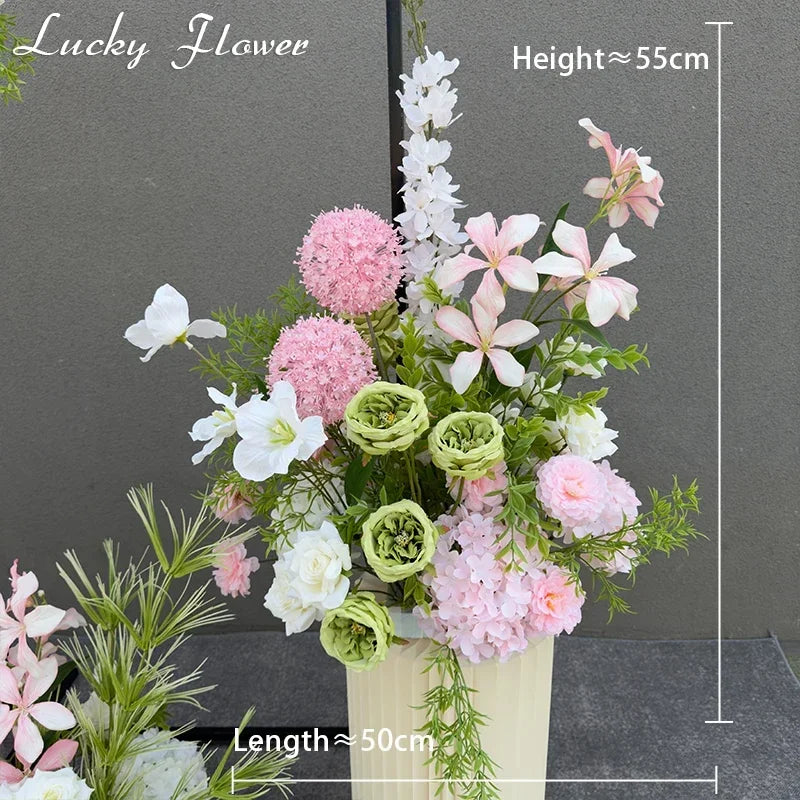 Fleurs Artificielles Mariage Arche et Allée — vue 8