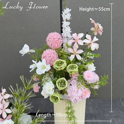Fleurs Artificielles Mariage Arche et Allée — vue 8