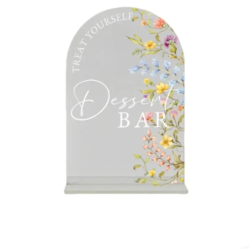 Panneau Dessert Mariage Acrylique Transparent