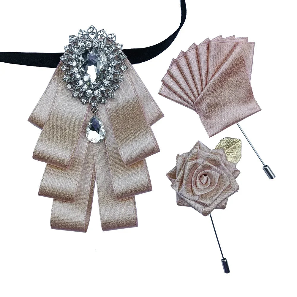 Nœud papillon mariage bijou et pochette — vue 24