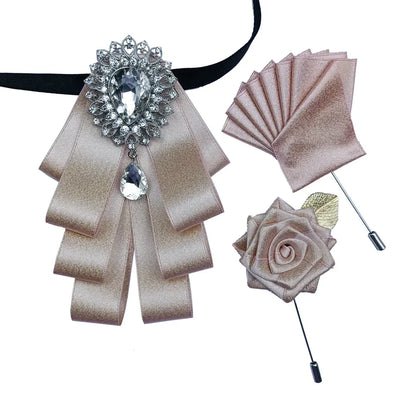 Nœud papillon mariage bijou et pochette — vue 24