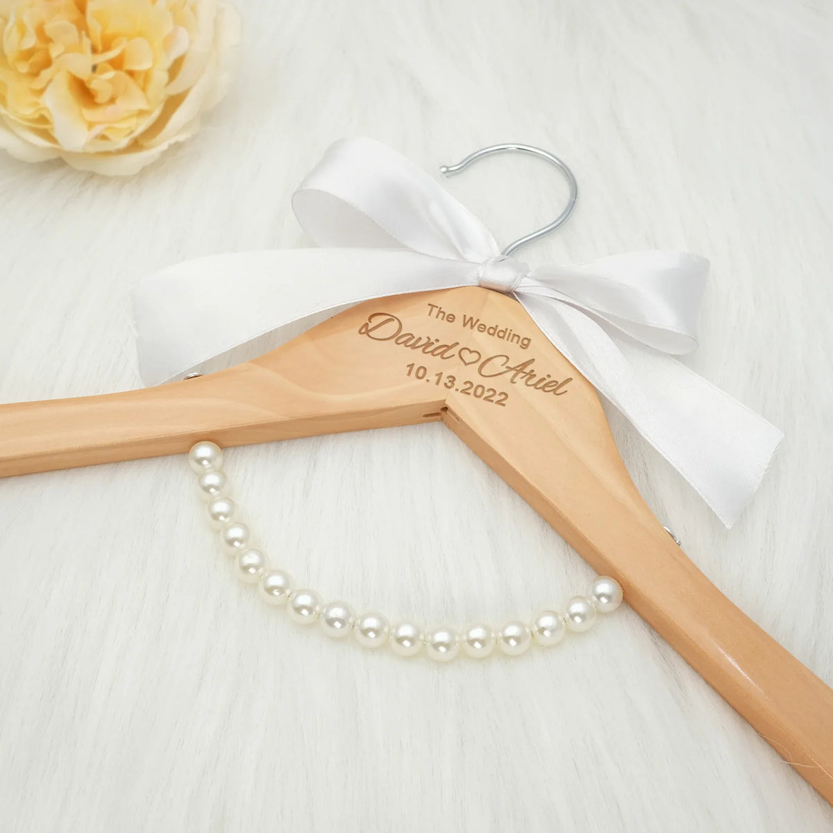 Cintre Robe Mariée Prénoms et Date