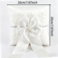 Coussin Alliance Dentelle Perles Blanc
