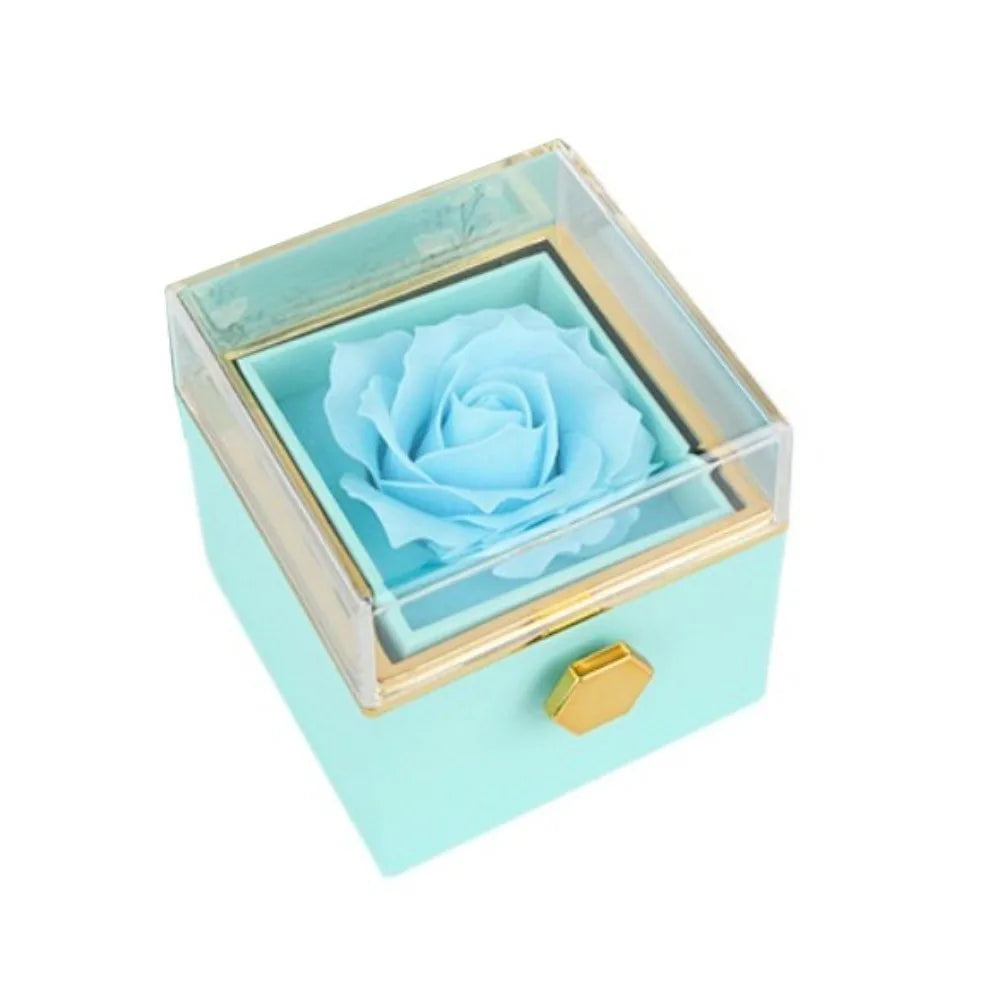 Boîte alliance rose rotative