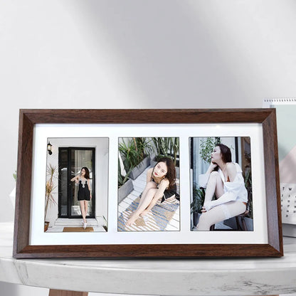 Cadre Photo Mariage Pêle-Mêle en Bois — vue 7