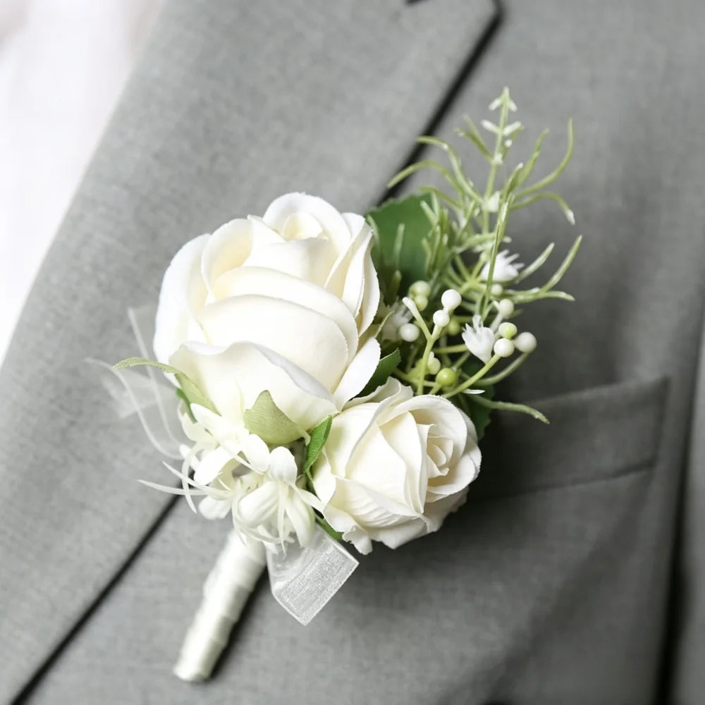 Corsage Poignet et Boutonnière Mariage