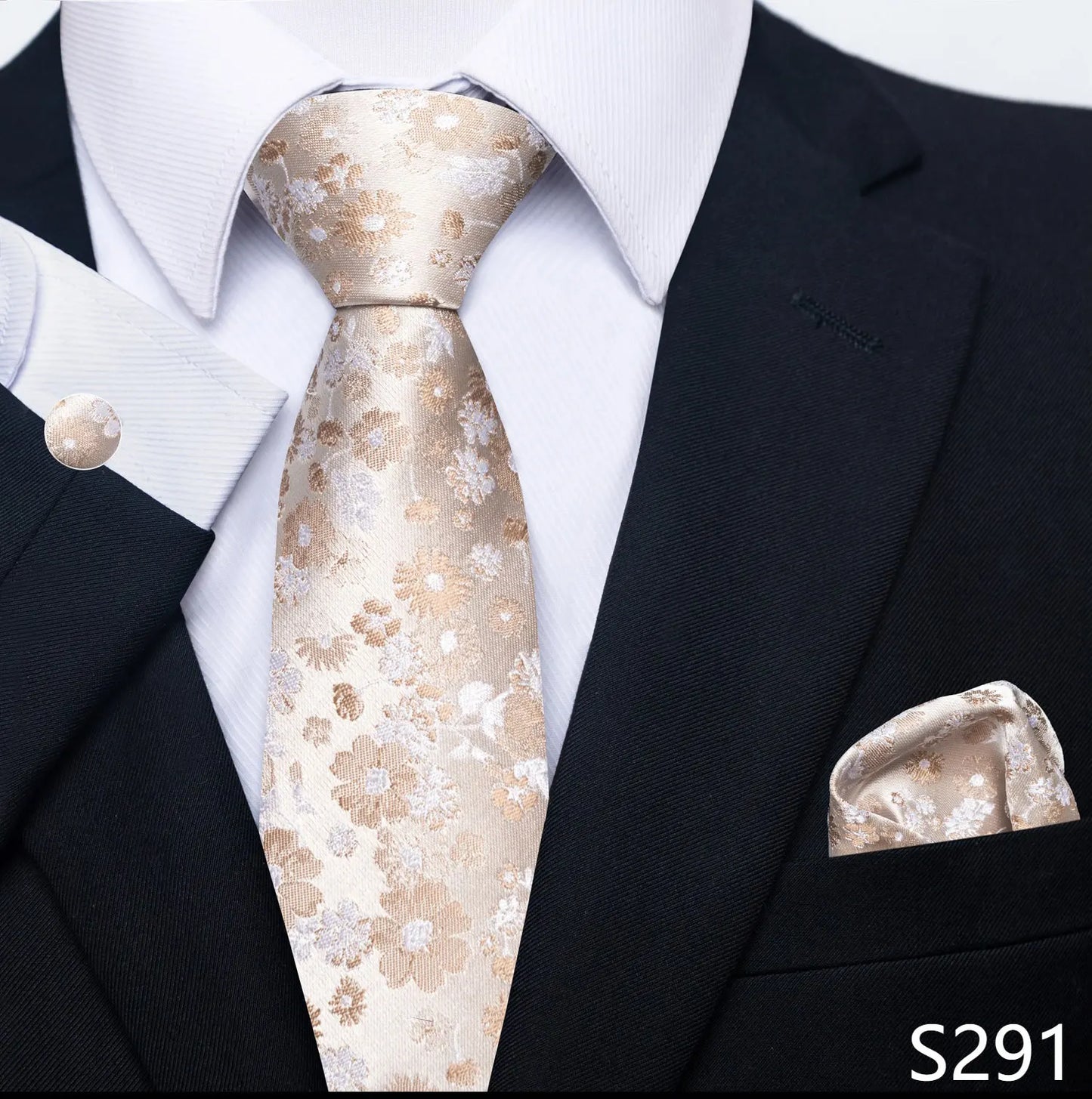 Coffret cravate mariage homme et pochette