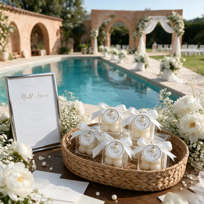 Bougie bulle parfumée cadeau mariage