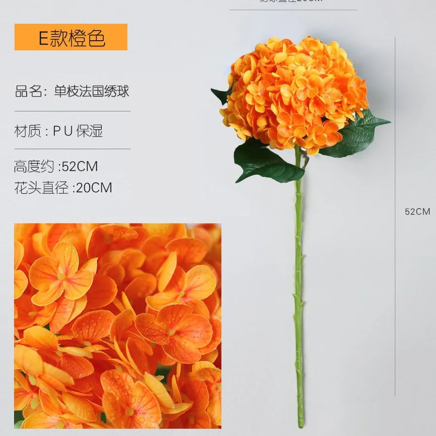Tige d'Hortensia Artificiel Mariage 52 cm — vue 11